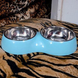 Pet Bowls Sm Dog Cat 7.1 oz. Baby Blue.. New!